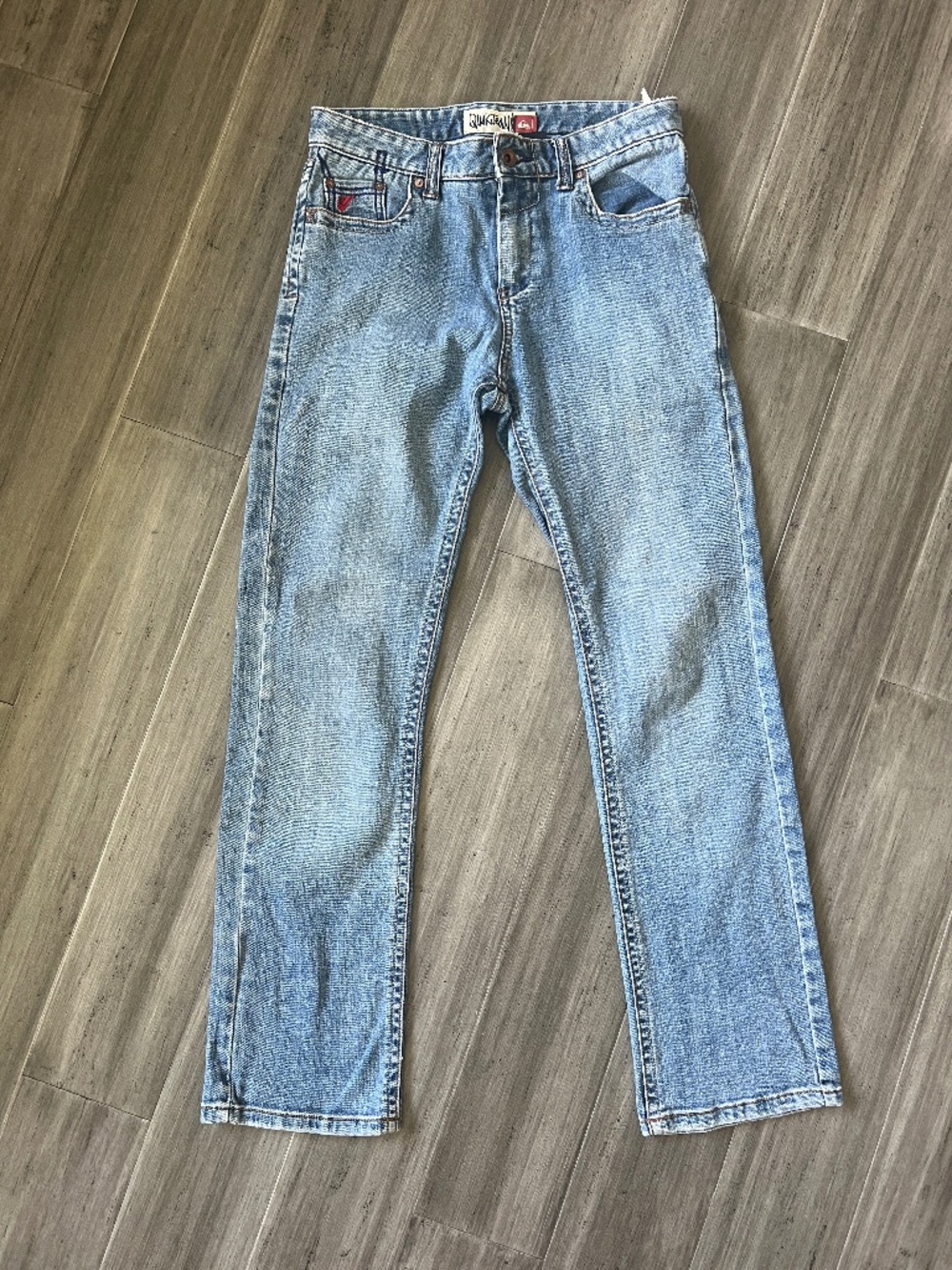 Vintage Y2K Quiksilver Quik Jean Light Wash Blue Denim Jeans